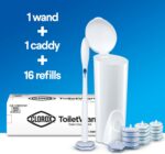 Clorox ToiletWand Disposable Toilet Cleaning System - ToiletWand, Storage Caddy and 6/16 Disinfecting Refill Heads