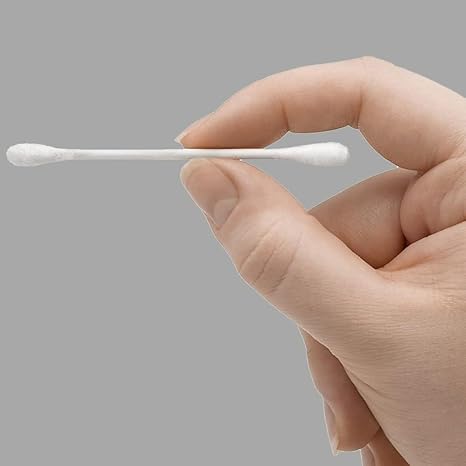 Cotton Swabs, 1500 Count - 100% Pure Natural Cotton, Chlorine-Free Hypoallergenic, Soft, Gentle & Absorbent Buds