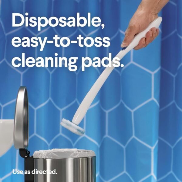 Clorox ToiletWand Disposable Toilet Cleaning System - ToiletWand, Storage Caddy and 6/16 Disinfecting Refill Heads