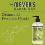 MRS. MEYER'S CLEAN DAY Liquid Hand Soap, Cruelty-Free, and Biodegradable Hand Wash Made with Essential Oils, Lemon Verbena Scent, 12.5 Oz (Pack of 3)