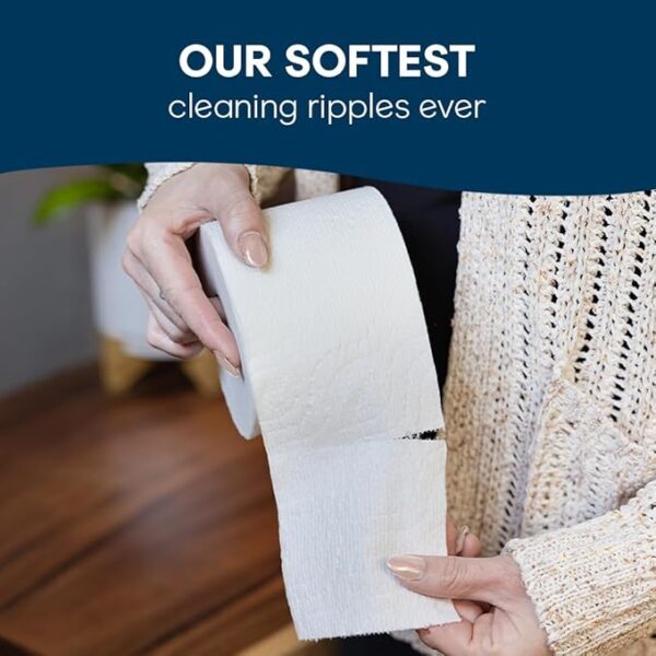 Cottonelle Ultra Comfort Toilet Paper with Cushiony CleaningRipples Texture, Strong Bath Tissue, 24 Family Mega Rolls (24 Family Mega Rolls = 108 Regular Rolls) (4 Packs of 6), 296 Sheets per Roll