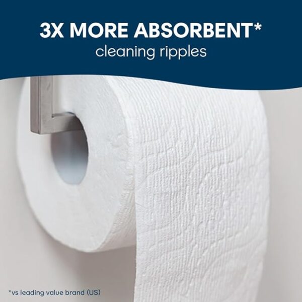 Cottonelle Ultra Comfort Toilet Paper with Cushiony CleaningRipples Texture, Strong Bath Tissue, 24 Family Mega Rolls (24 Family Mega Rolls = 108 Regular Rolls) (4 Packs of 6), 296 Sheets per Roll