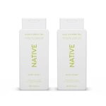 Native Body Wash Contains Naturally Derived Ingredients | For Women & Men, Sulfate, Paraben, & Dye Free Leaving Skin Soft and Hydrating |Aloe & Green Tea 18 oz - 2 Pk