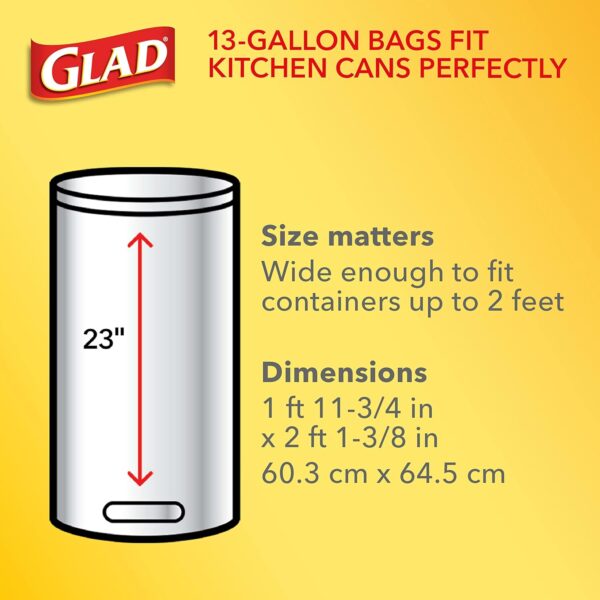 Tall Kitchen Trash Bags, 13 Gallon, Febreze Fresh Clean Odor Shield