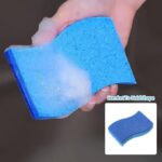 6-Pack Non-Scratch Kitchen Sponges – Durable Dish Sponges for Dishes, Pots, and Pans, Perfect for Cleaning Stainless Steel, Dishwashing, and More, Blue Blue