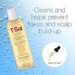 Neutrogena T/Sal Therapeutic Shampoo for Scalp Build-Up Control with Salicylic Acid, Scalp Treatment for Dandruff, Scalp Psoriasis & Seborrheic Dermatitis Relief, 4.5 fl. oz