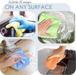 Kitchen Dish Towels, 11.8" x 11.8", Ultra Soft Dish Drying Towels, Reusable Microfiber Cleaning Cloth for Kitchen & Home, Streak-Free, Lint-Free (Multicolor)