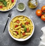 KooK Pasta Bowl, Salad Bowls, Soup, Serving Bowls, Ceramic, Large Capacity, Microwave & Dishwasher Safe, Set of 4, 40 Oz